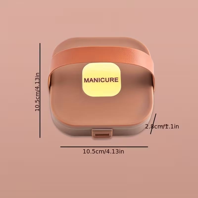8-Piece Professional Splash-Proof Manicure & Pedicure Set