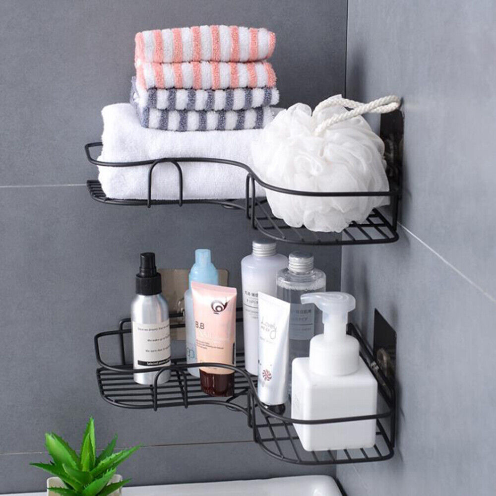 Metal Wall-Mounted Corner Shelf