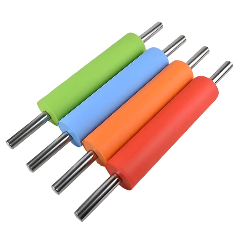 Silicone Rolling Pin With Stainless Steel Handle - My Store