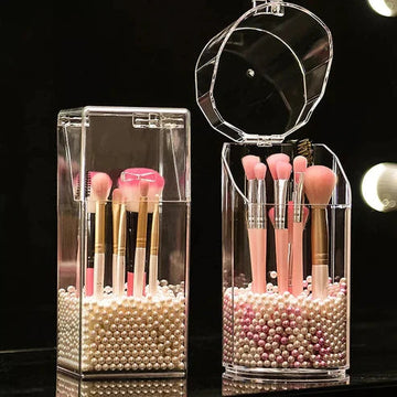 Acrylic Pearl Brush Holder - My Store