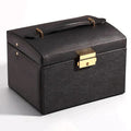 3Layer Leather Jewelry Box - My Store