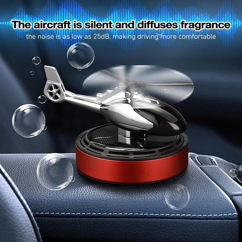 Solar Powered Helicopter Car Fragrance Diffuse - My Store