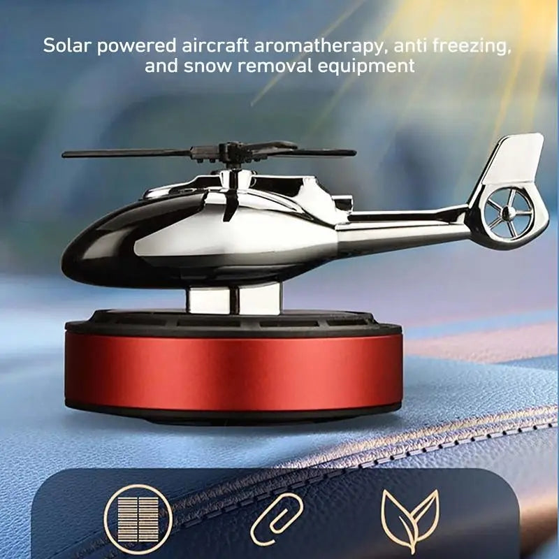 Solar Powered Helicopter Car Fragrance Diffuse - My Store