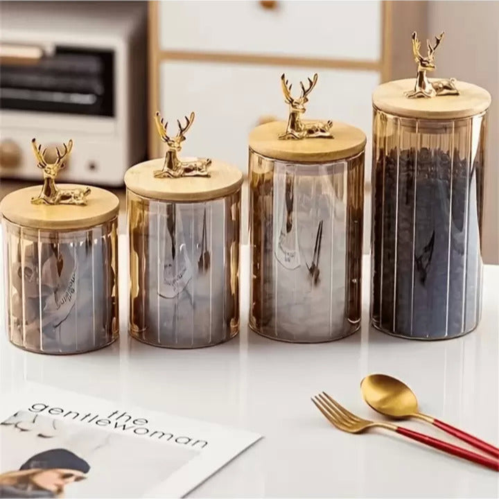 Deer Kitchen Canister Set
