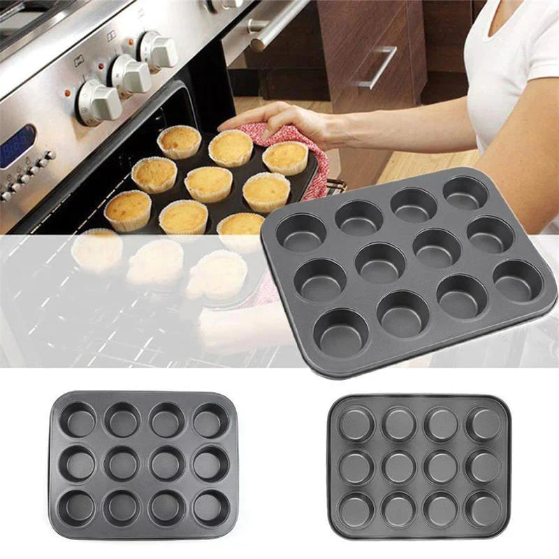 12-Hole Silicone Baking Tray