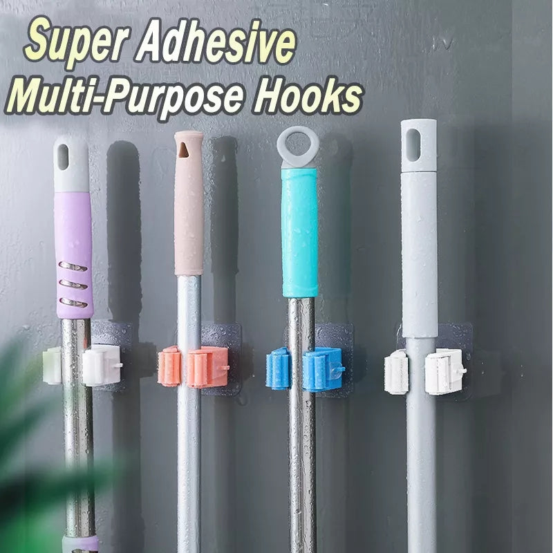 Wall-Mounted Mop Holder pack of 3