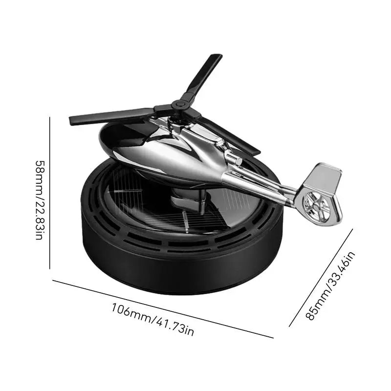Solar Powered Helicopter Car Fragrance Diffuse - My Store