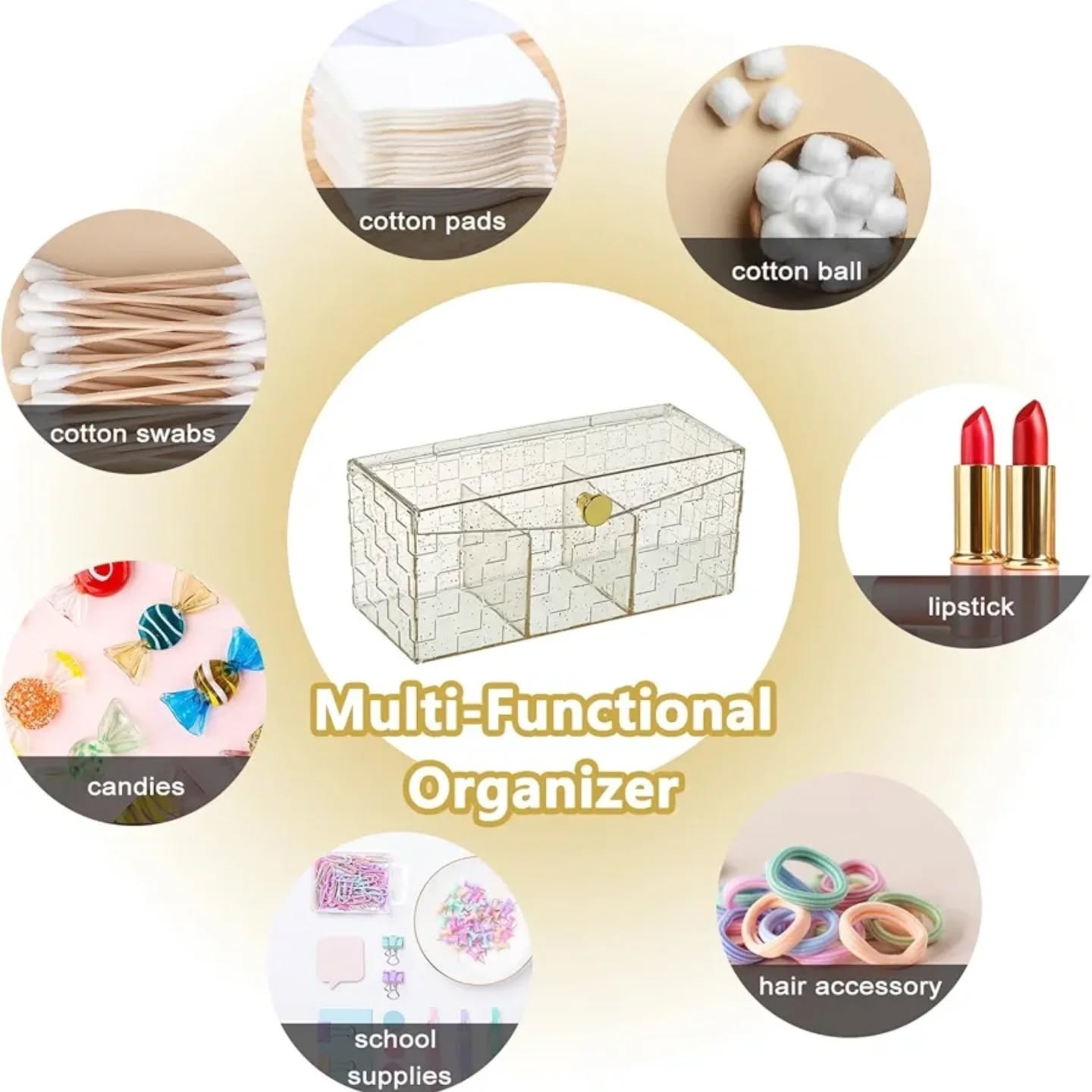 Multi Purpose Dust Proof Organizer - Acrylic - My Store