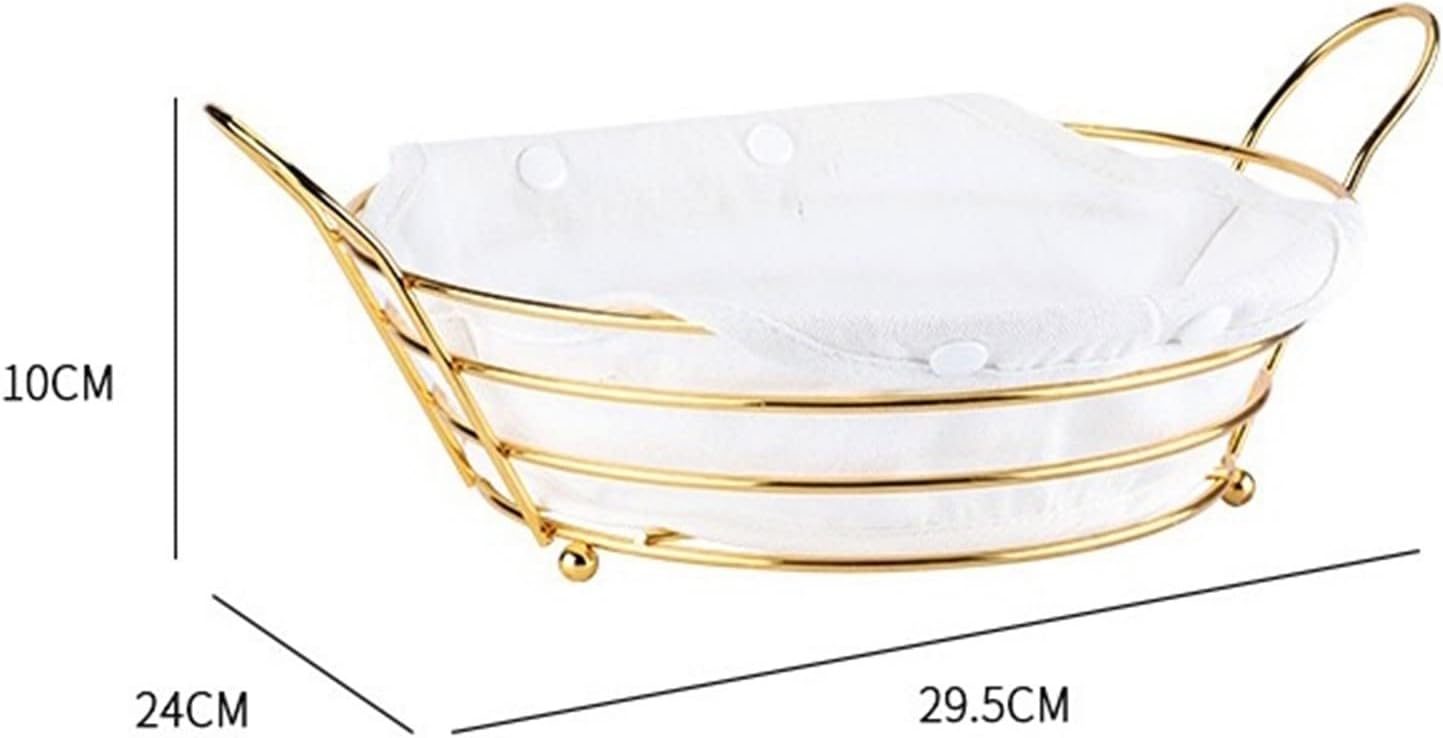 Metal Fruit Storage Basket, Snacks Storage And Organizer Plate - My Store