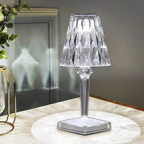 Crystal Diamond Table Lamp