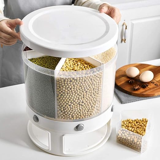 Rotating Cereal Dispenser (6 in 1) - 10Kg - My Store