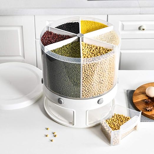 Rotating Cereal Dispenser (6 in 1) - 10Kg - My Store