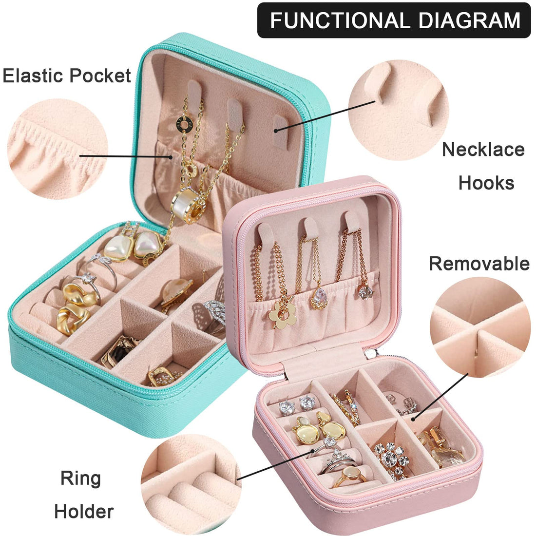 Mini Jewelry Organizer Box