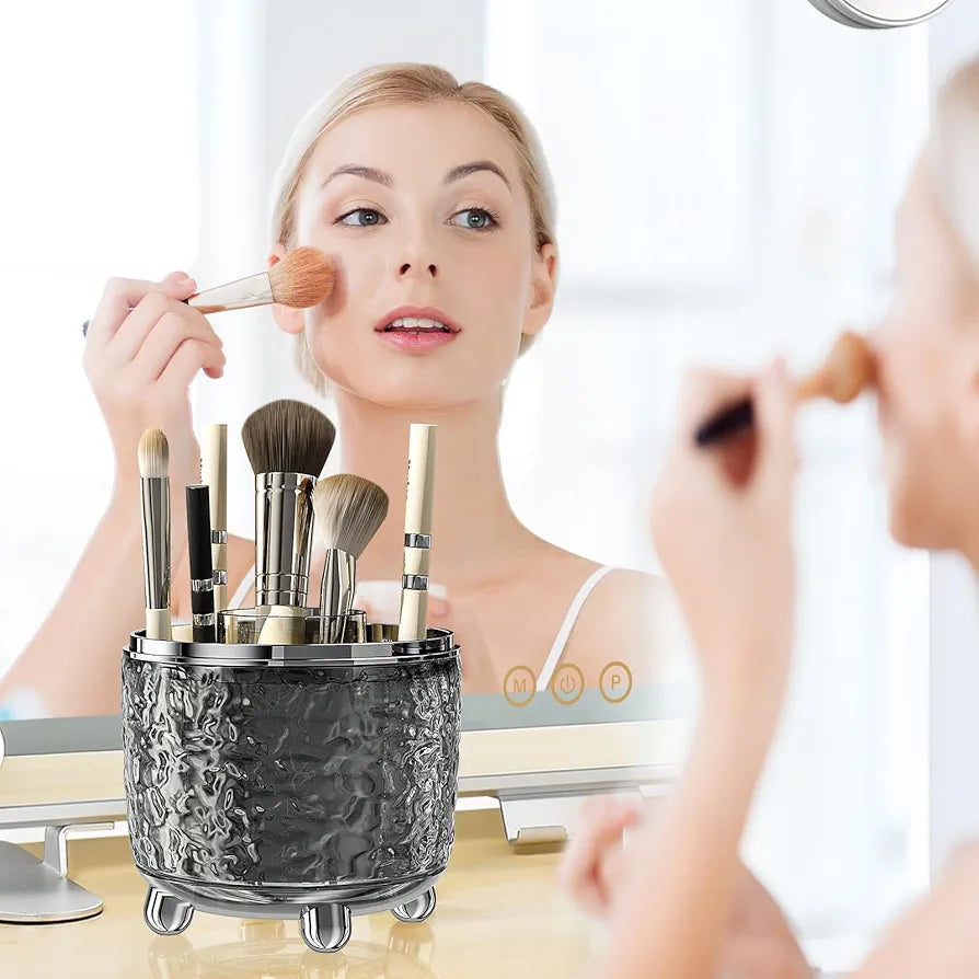 Luxury Makeup Brush Holder with Lid - My Store