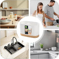 Kitchen Cutlery Drainer with Wooden Base - My Store