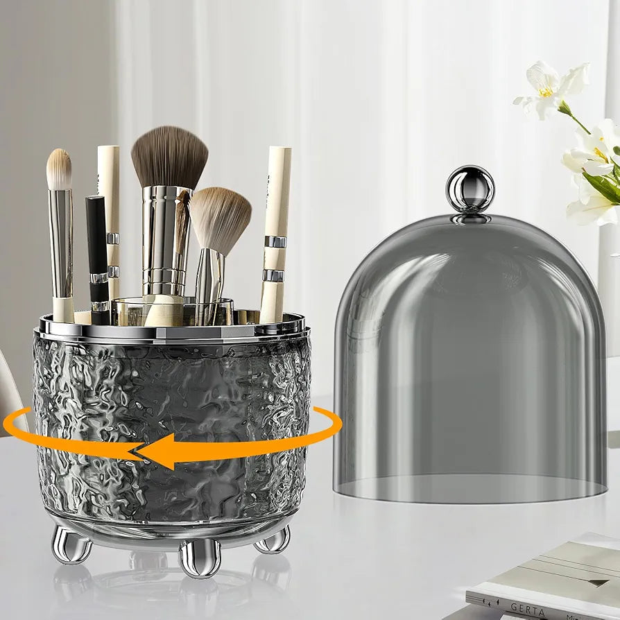 Luxury Makeup Brush Holder with Lid - My Store