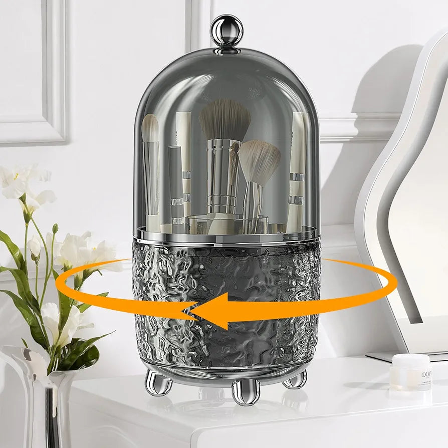 Luxury Makeup Brush Holder with Lid - My Store
