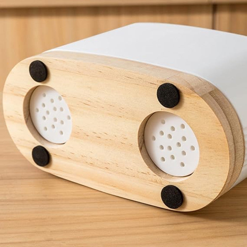 Kitchen Cutlery Drainer with Wooden Base - My Store