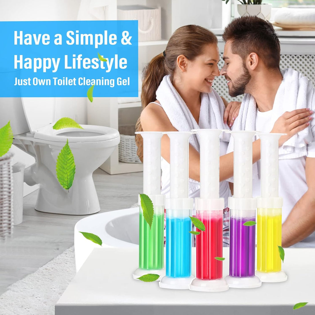 Toilet jell injection