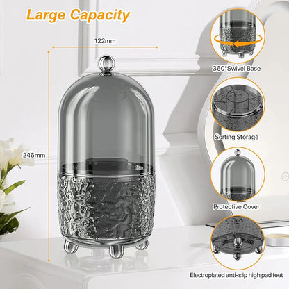 Luxury Makeup Brush Holder with Lid - My Store