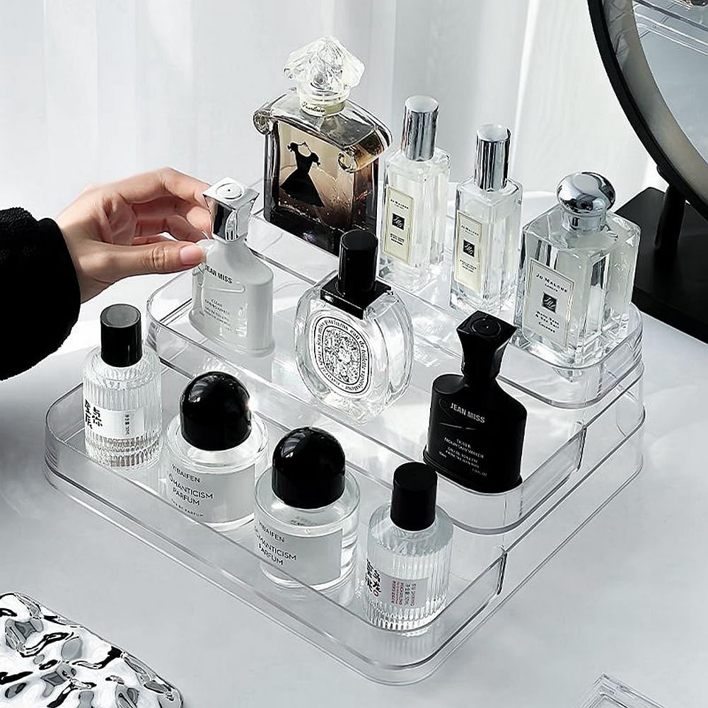 3-Tier Acrylic Desktop Perfume Organizer - My Store