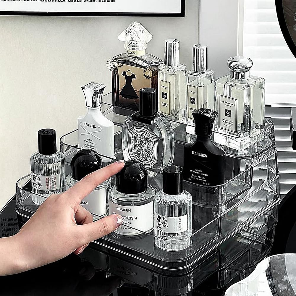 3-Tier Acrylic Desktop Perfume Organizer - My Store