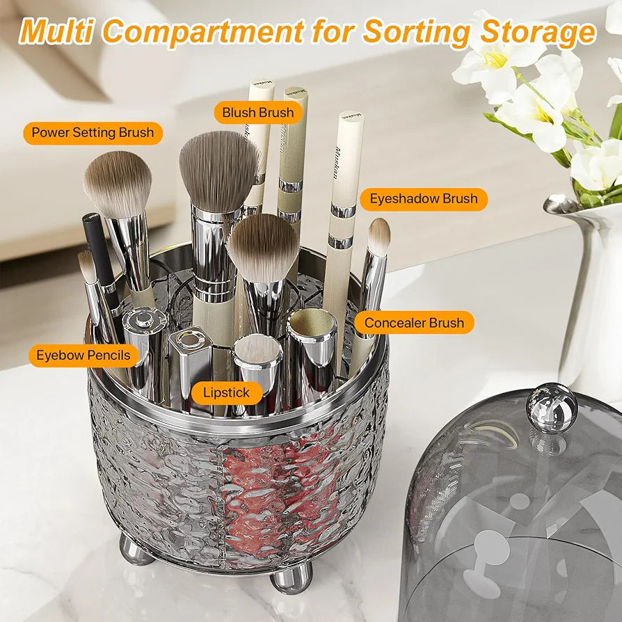Luxury Makeup Brush Holder with Lid - My Store