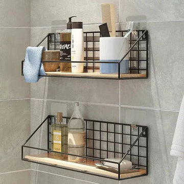 Checks and Boxes Wall Storage Shelf