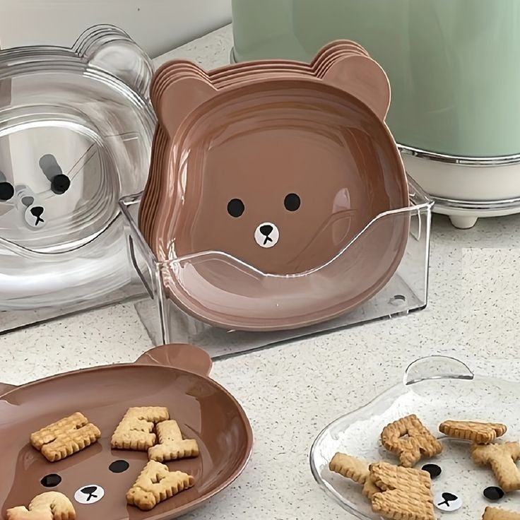 Bear Snack Plates - 8pcs Set - My Store