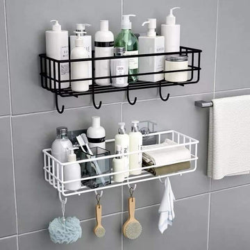 Iron Wall Mounted Shelf With Hook