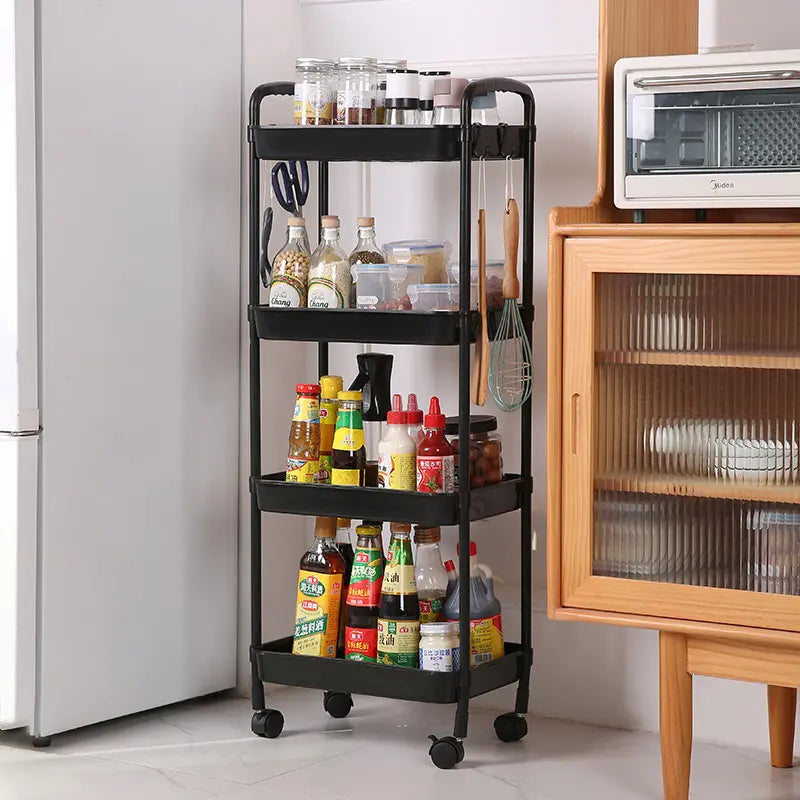 4 Layer Multipurpose Storage Trolley - My Store
