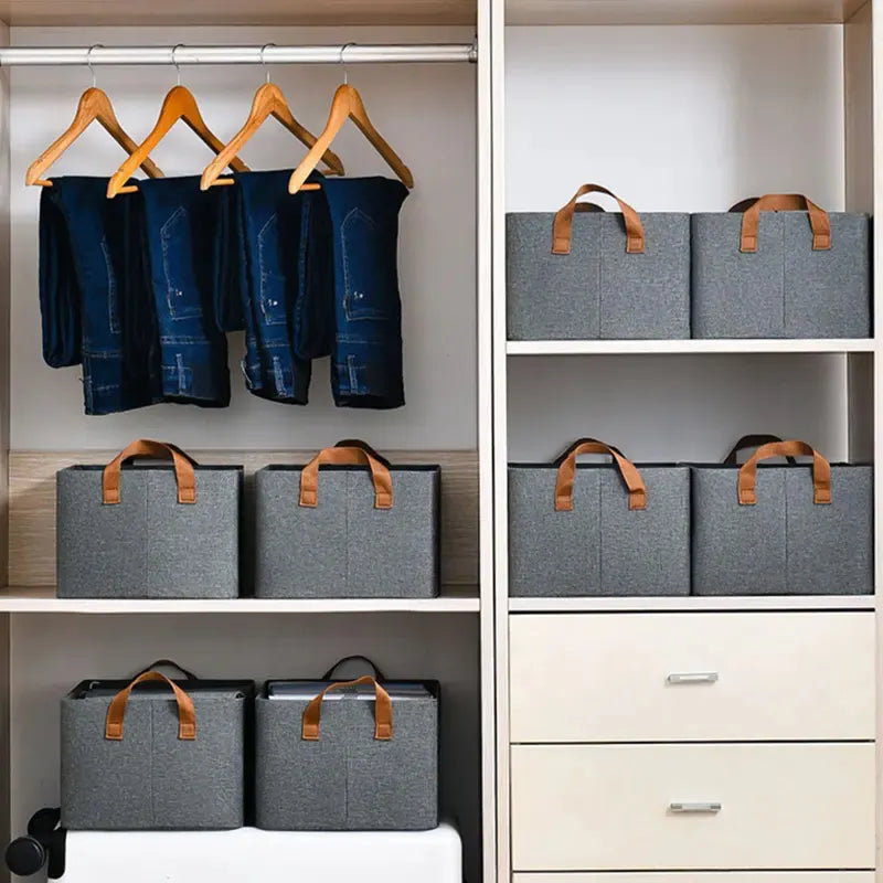 Foldable Clothes Organizer Basket - Premium Quality - My Store