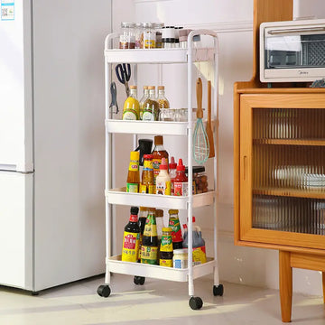 4 Layer Multipurpose Storage Trolley - My Store