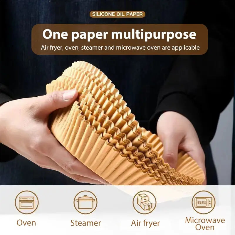 Non-stick Disposable Air Fryer Liners - 50Pcs Set - My Store