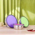 Stainless Steel Colorful 3pcs Bowl Set - My Store