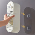 Wall-Mounted 3-Compartment Seasoning Spice Rack - My Store