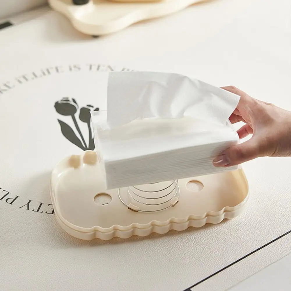 Cute Style Tissue Box with Ribbon - My Store