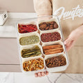 8 Grid Seasoning Storage Box With Lid - My Store