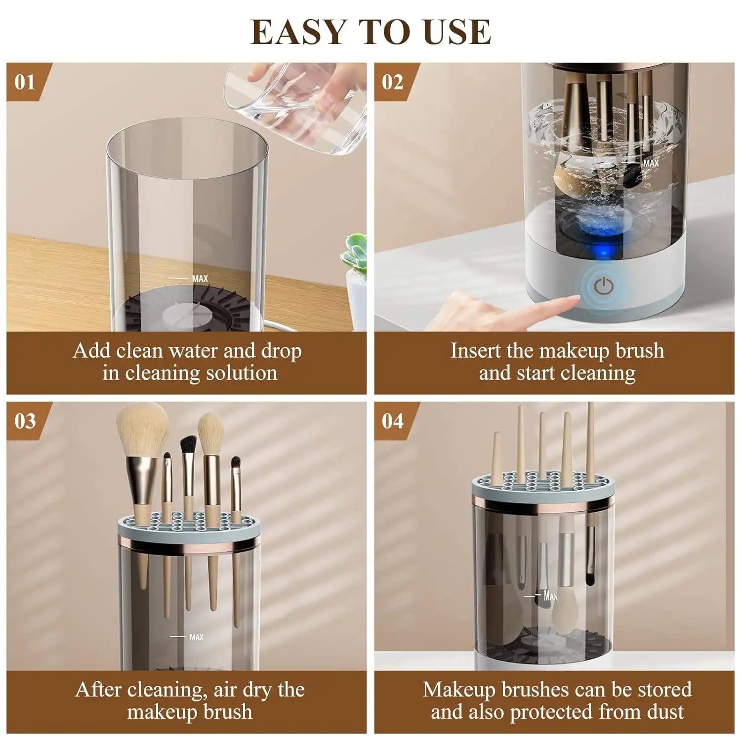 Automatic USB Makeup Brush Cleaner - My Store