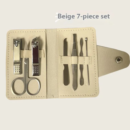 7in1 Nail Kit Leather Pouch - My Store