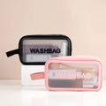 3 pcs set PU Leather Travel Cosmetics Washbag - My Store