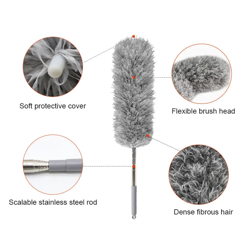 Long Extendable Handle Flexible Duster - My Store