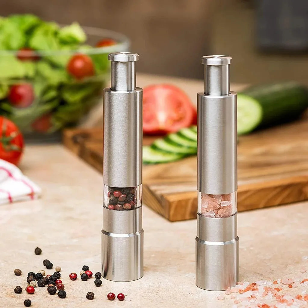 Stainless Steel Pepper Mill , Salt Pepper Grinder & Spice Grinder - My Store