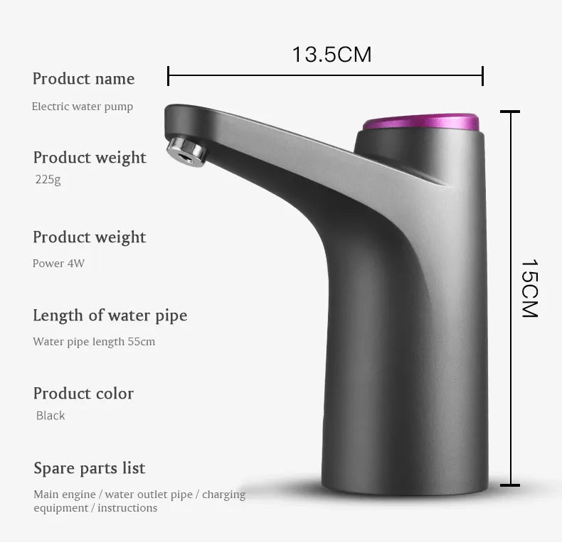 USB Rechargeable Auto Water Dispenser - My Store