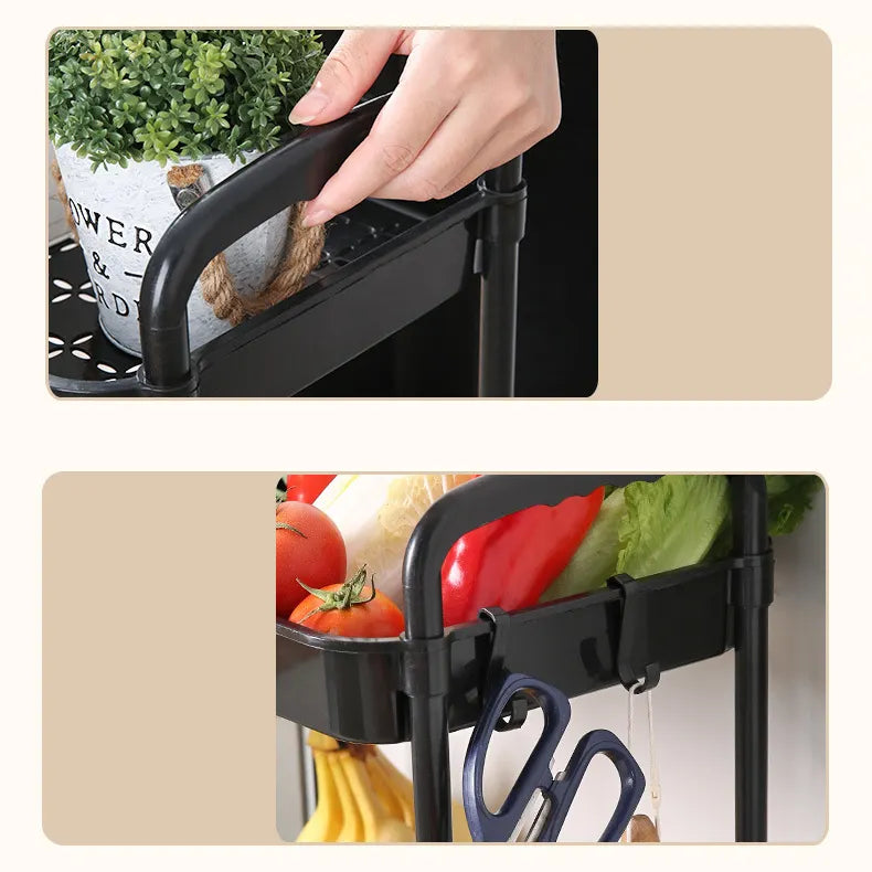 4 Layer Multipurpose Storage Trolley - My Store