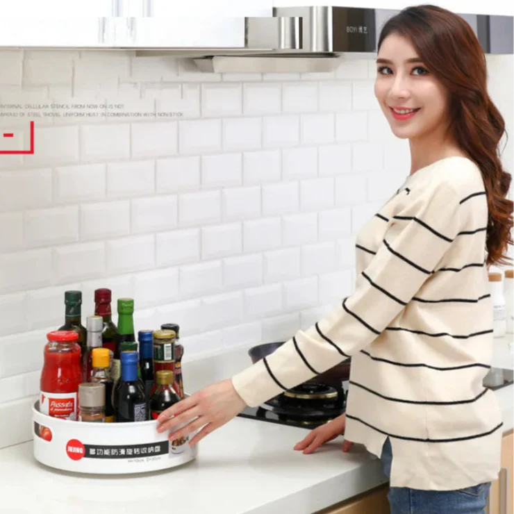 Rotating Round Storage Tray - My Store