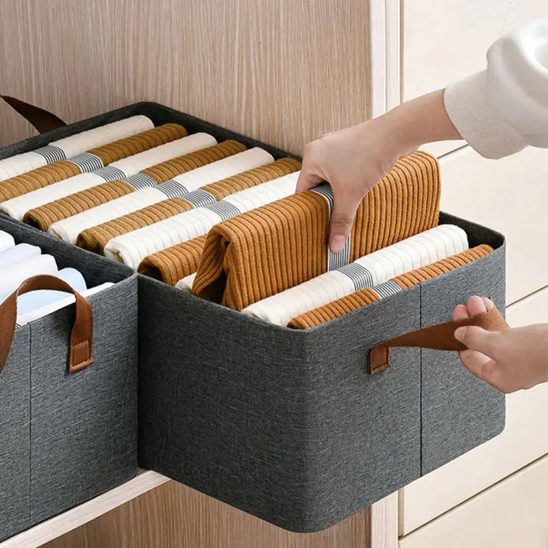Foldable Clothes Organizer Basket - Premium Quality - My Store