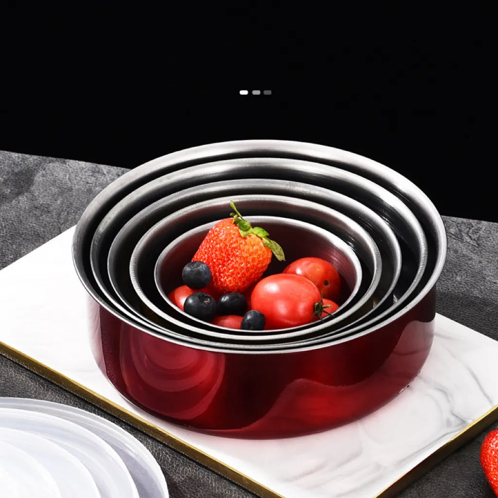 Stainless Steel 5pcs Bowl Set - My Store