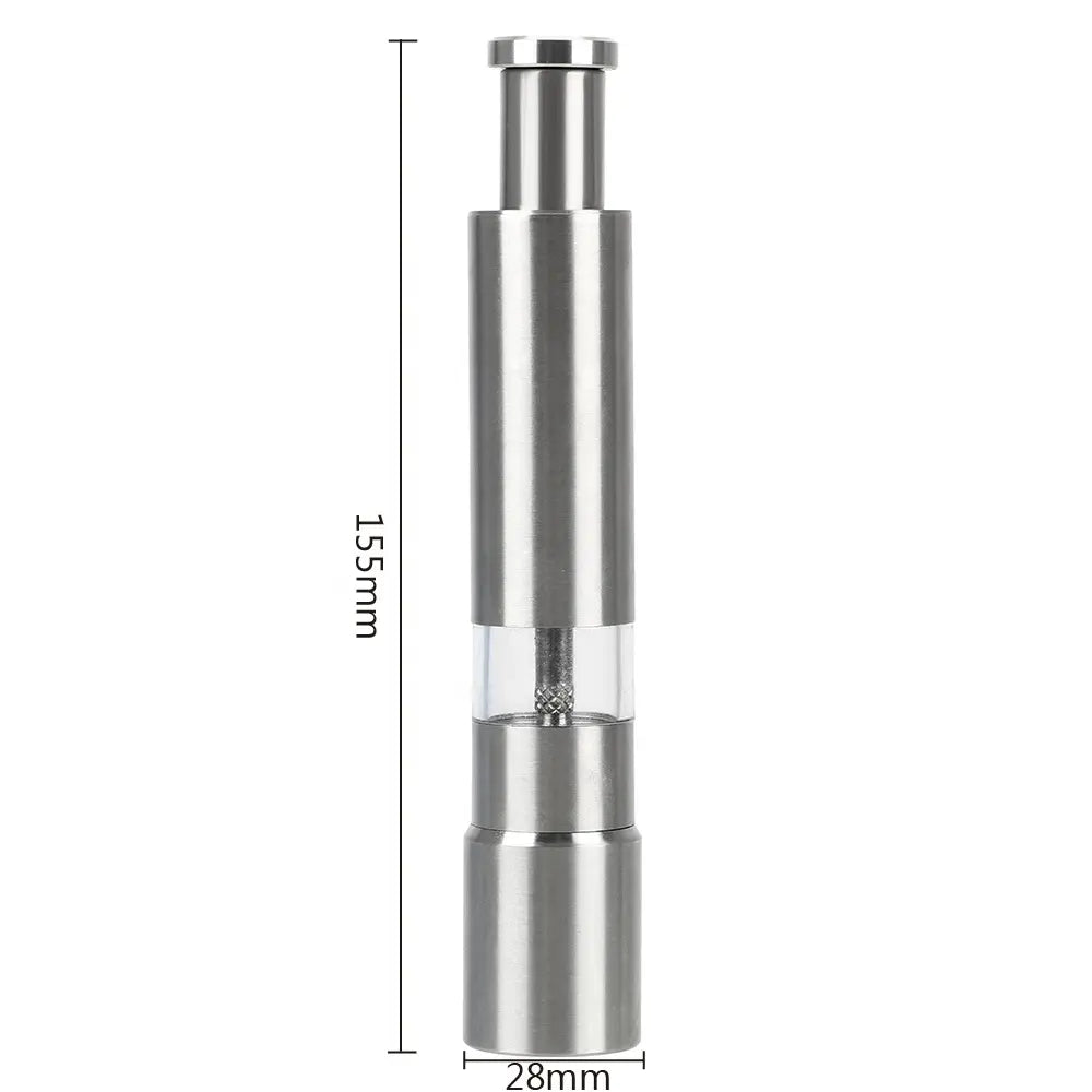 Stainless Steel Pepper Mill , Salt Pepper Grinder & Spice Grinder - My Store