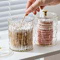 Acrylic Round Cotton Bud Holder - My Store